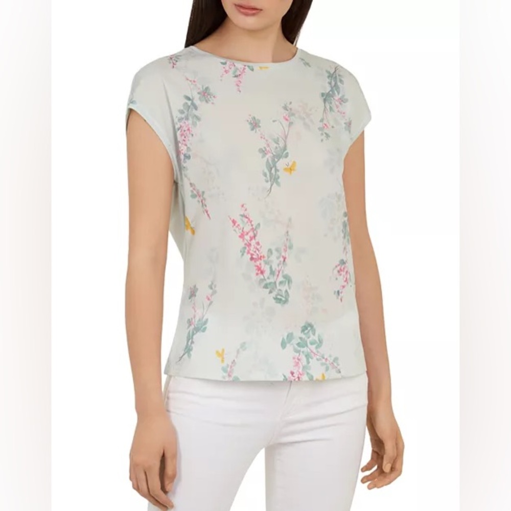 Ted Baker Benlita Sorbet Tee in Pale Green in Ted Size 0